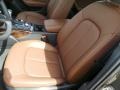 2014 Audi A6 Nougat Brown Interior Front Seat Photo