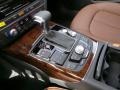 2014 Audi A6 Nougat Brown Interior Transmission Photo