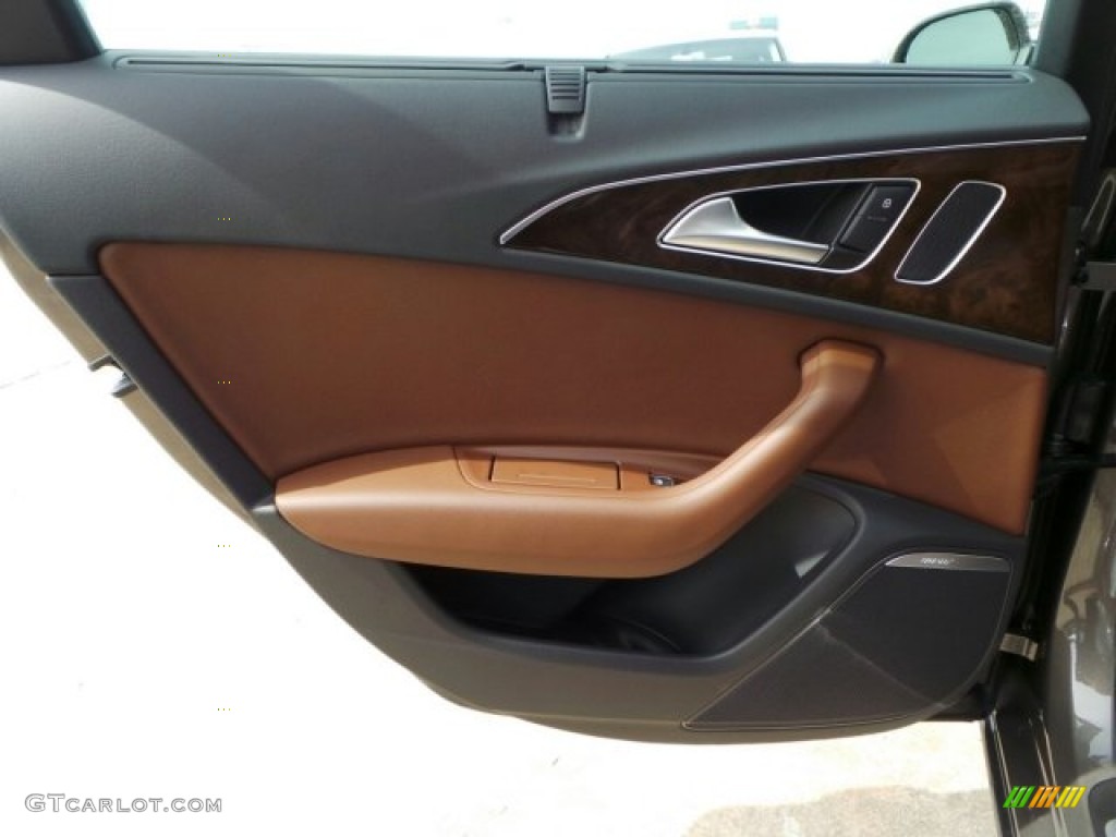 2014 A6 3.0 TDI quattro Sedan - Dakota Gray Metallic / Nougat Brown photo #27