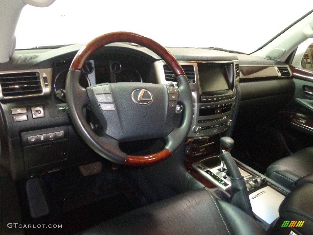 2013 LX 570 - Starfire White Pearl / Black/Mahogany Accents photo #24