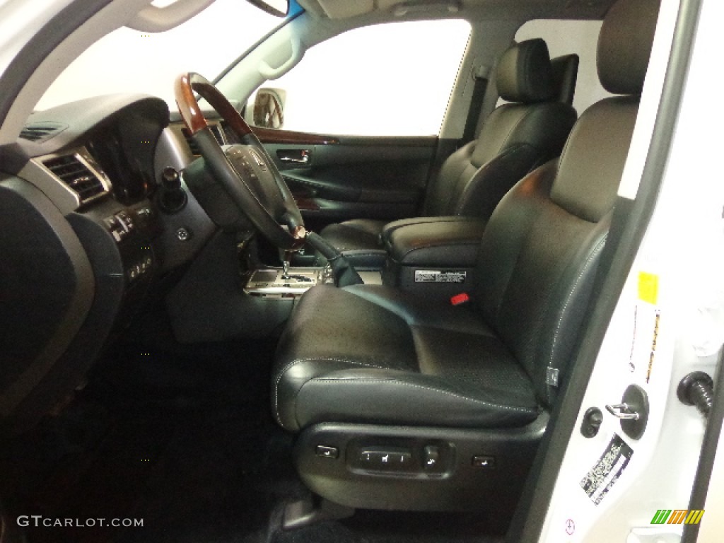 2013 LX 570 - Starfire White Pearl / Black/Mahogany Accents photo #26
