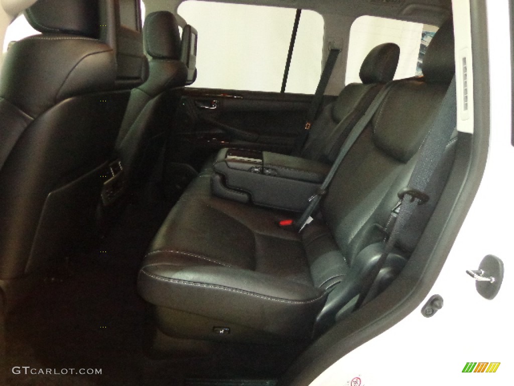 2013 LX 570 - Starfire White Pearl / Black/Mahogany Accents photo #30