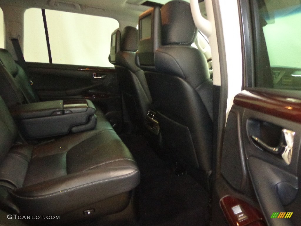 2013 LX 570 - Starfire White Pearl / Black/Mahogany Accents photo #32