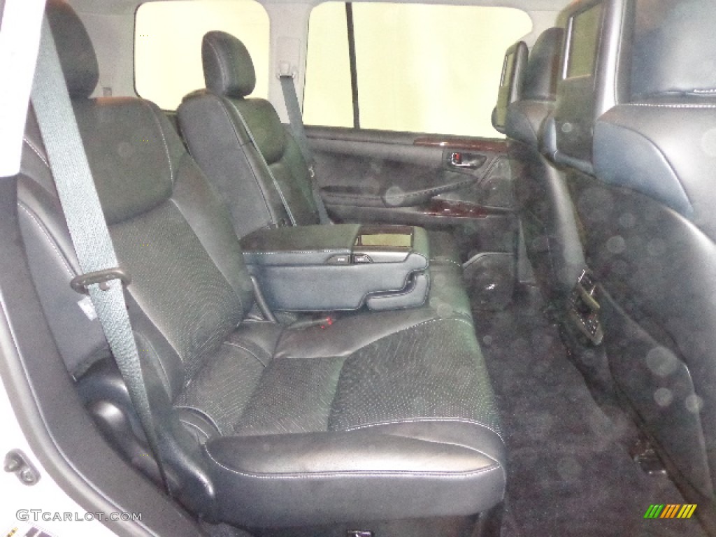 2013 LX 570 - Starfire White Pearl / Black/Mahogany Accents photo #33
