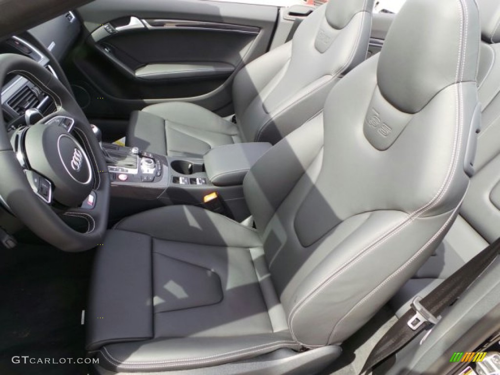 2014 Audi S5 3.0T Premium Plus quattro Cabriolet Front Seat Photo #91339285