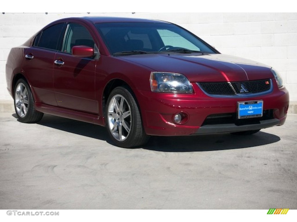 2007 Galant RALLIART - Ultra Red Pearl / Black photo #1