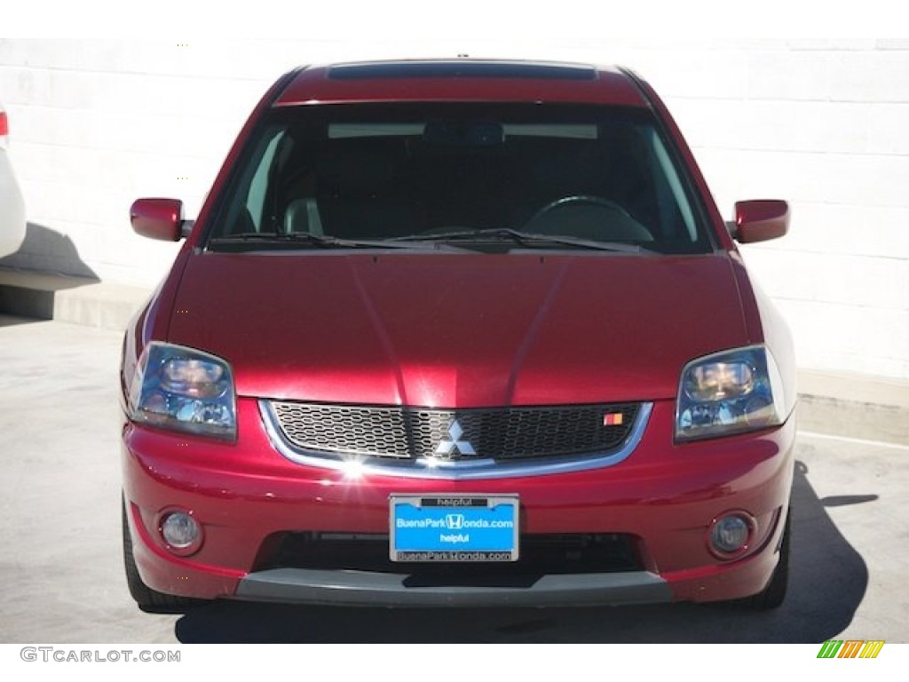 2007 Galant RALLIART - Ultra Red Pearl / Black photo #8