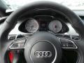 Black 2014 Audi S4 Premium plus 3.0 TFSI quattro Steering Wheel