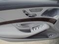 Crystal Grey/Seashell Grey 2014 Mercedes-Benz S 550 Sedan Door Panel