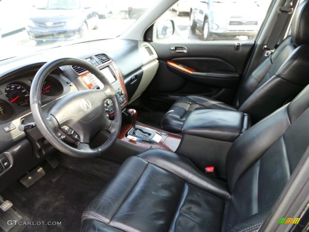 Ebony Interior 2005 Acura MDX Touring Photo #91342475