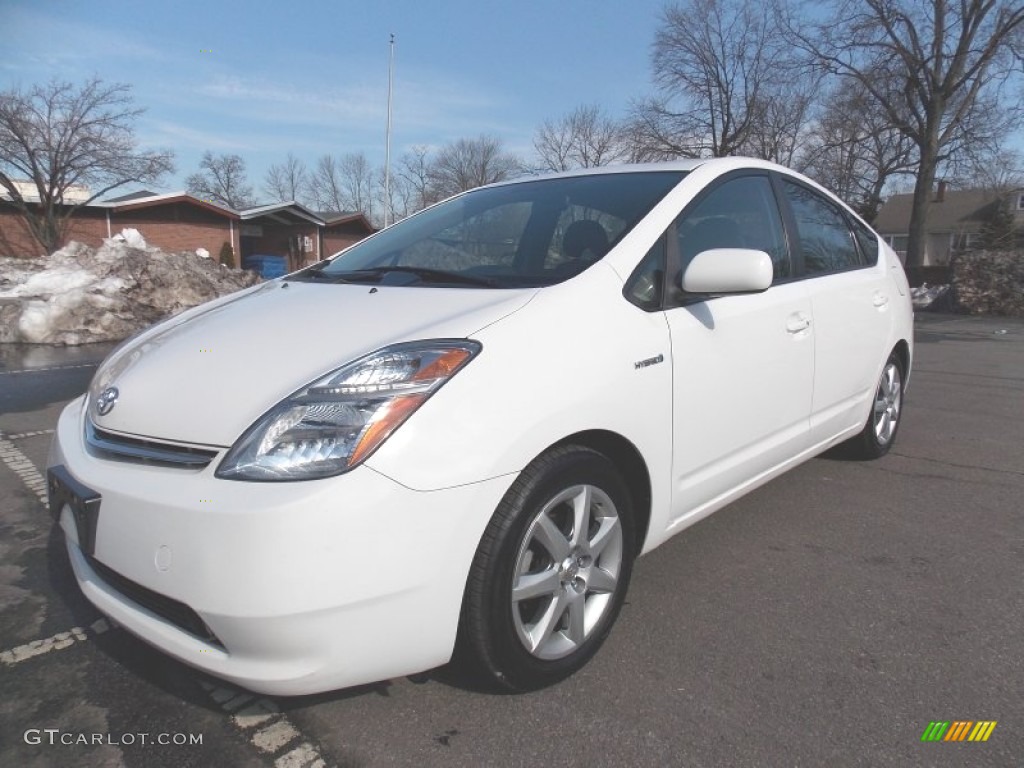 Super White Toyota Prius