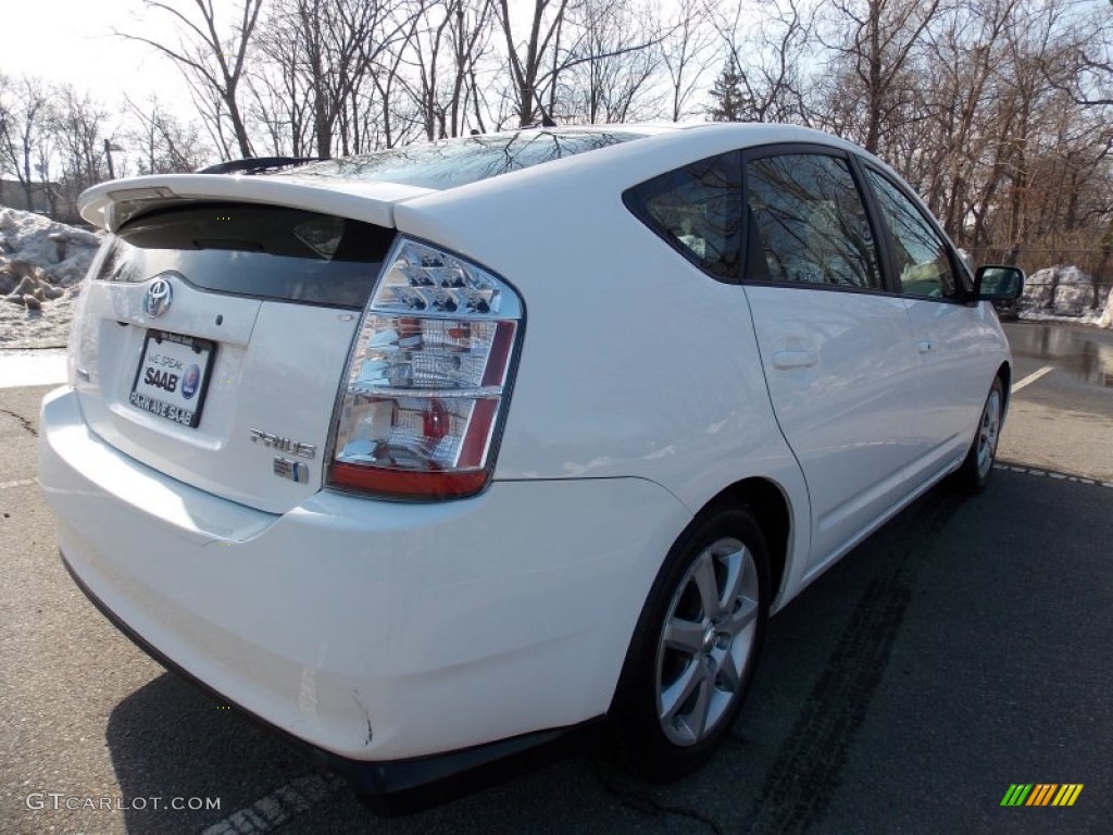 2008 Prius Hybrid Touring - Super White / Gray photo #5