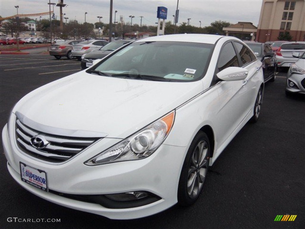 2014 Sonata SE - Pearl White / Black photo #1