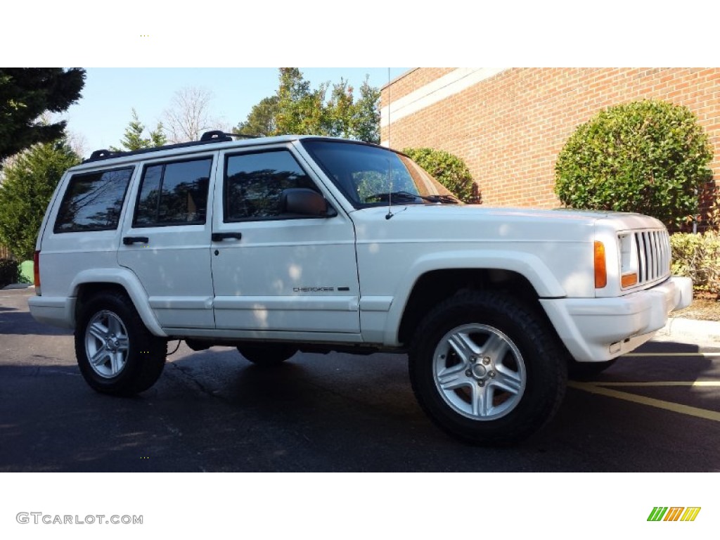 2001 Cherokee Limited - Stone White / Camel photo #15