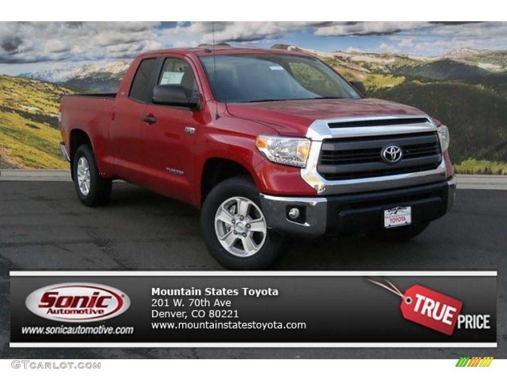 2014 Tundra SR5 Double Cab 4x4 - Barcelona Red Metallic / Graphite photo #1