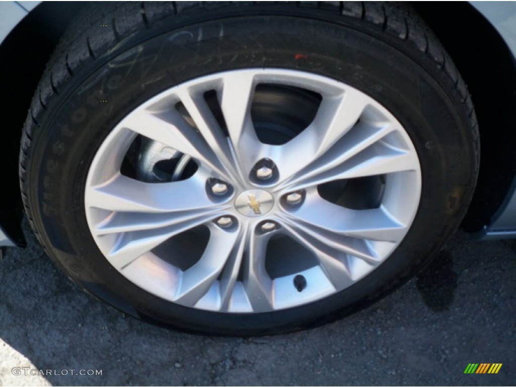 2014 Impala LT - Silver Topaz Metallic / Jet Black/Dark Titanium photo #9
