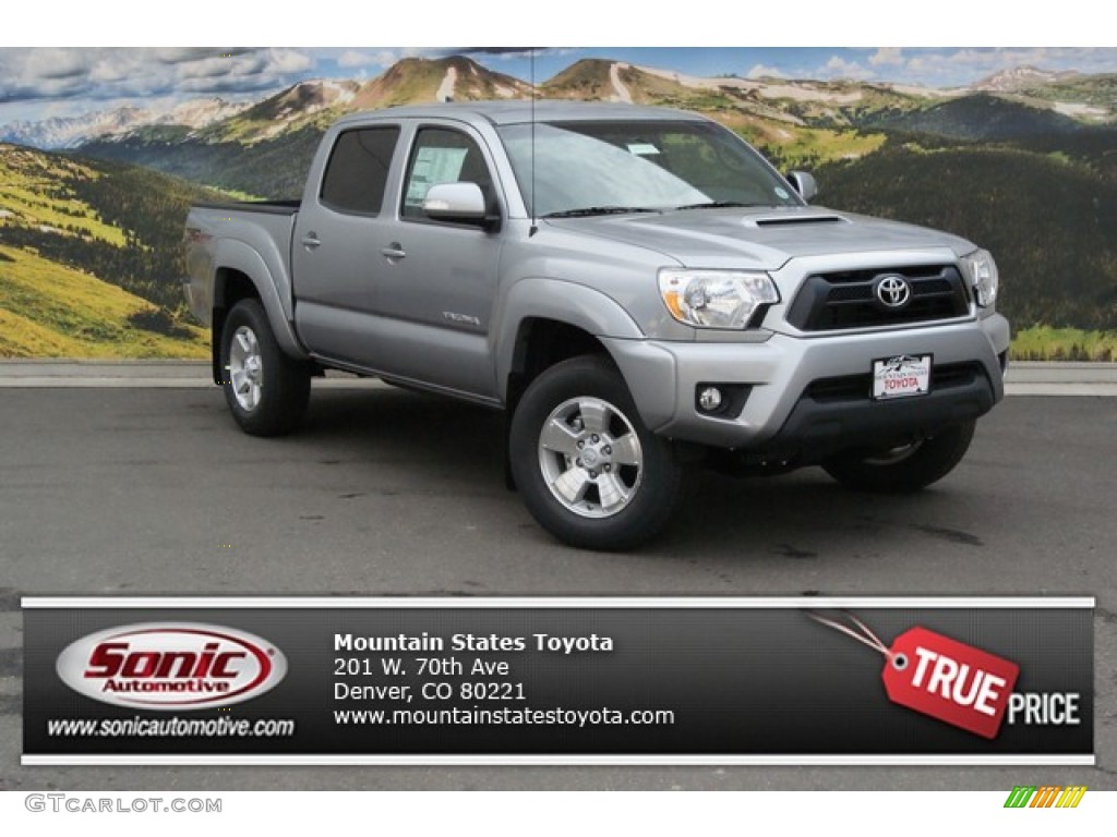 2014 Tacoma V6 TRD Sport Double Cab 4x4 - Silver Sky Metallic / Graphite photo #1