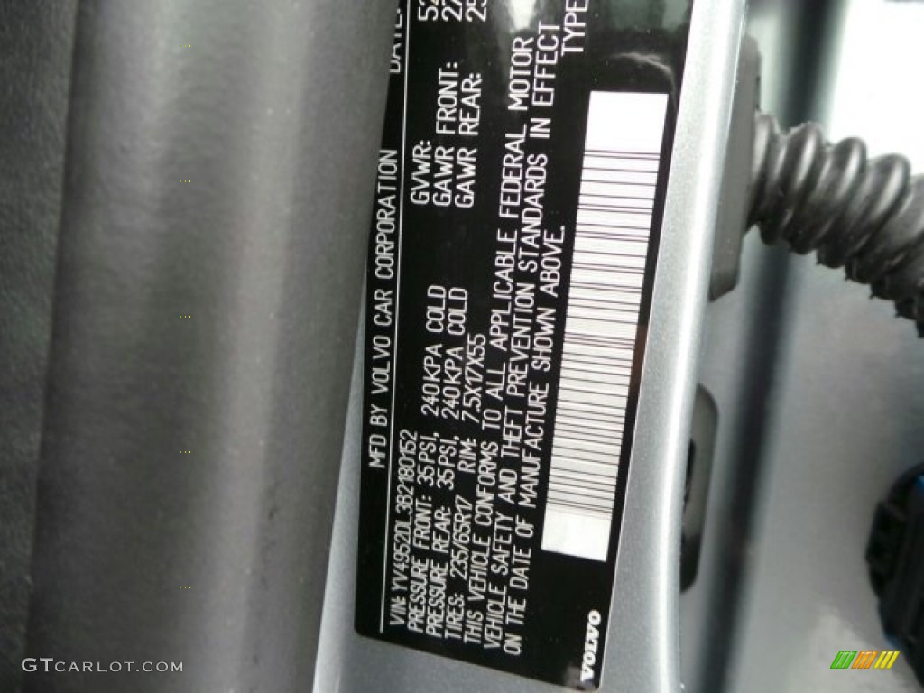 2011 XC60 3.2 - Silver Metallic / Anthracite Black photo #36