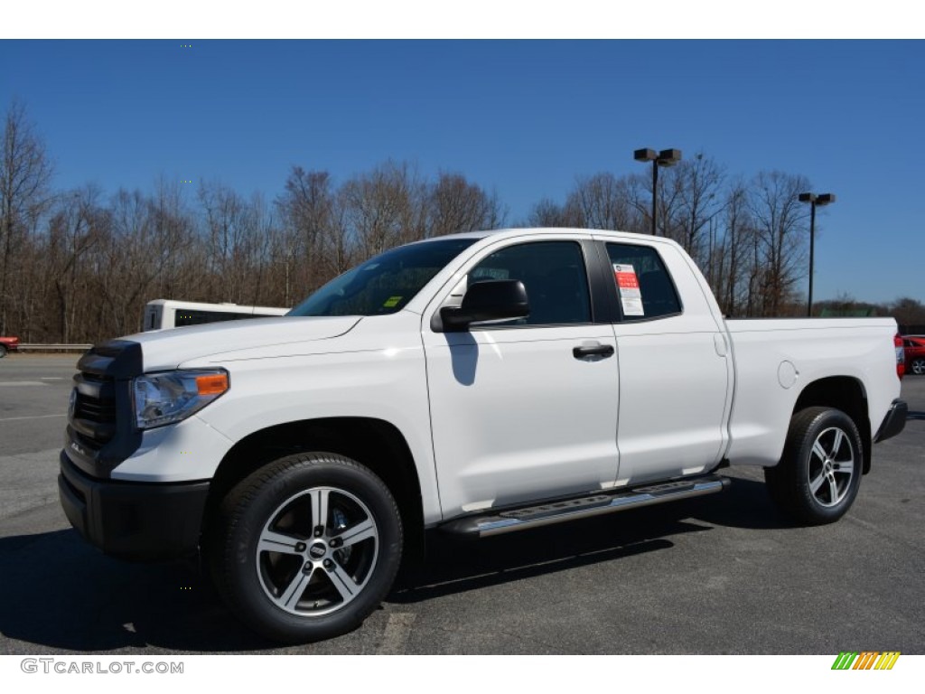 2014 Tundra SR Double Cab - Super White / Graphite photo #3