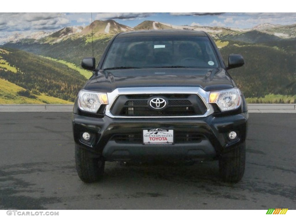 2014 Tacoma V6 SR5 Double Cab 4x4 - Black / Graphite photo #2