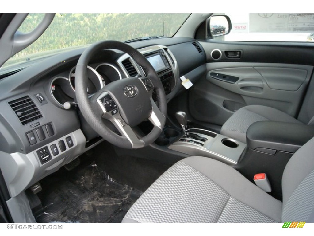 2014 Tacoma V6 SR5 Double Cab 4x4 - Black / Graphite photo #5