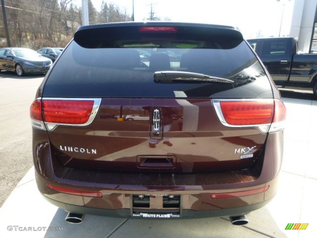 2012 MKX AWD - Cinnamon Metallic / Medium Light Stone photo #4