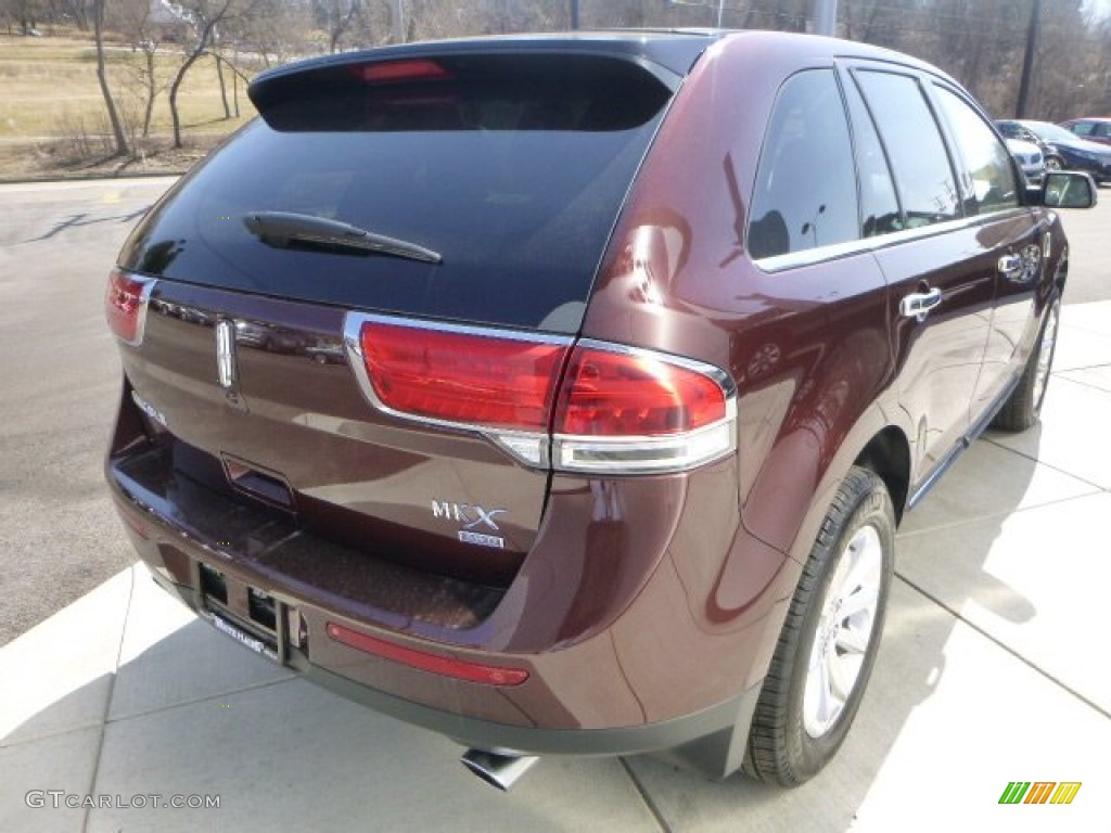 2012 MKX AWD - Cinnamon Metallic / Medium Light Stone photo #5