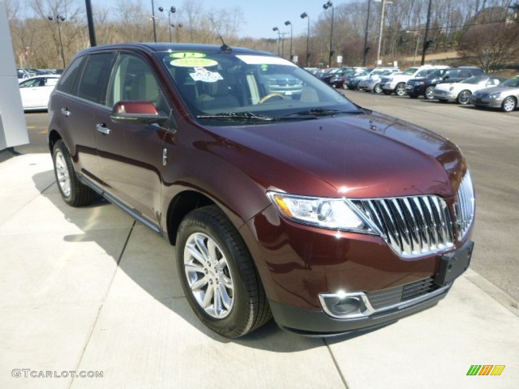 2012 MKX AWD - Cinnamon Metallic / Medium Light Stone photo #7