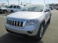 2011 Bright Silver Metallic Jeep Grand Cherokee Overland 4x4  photo #3