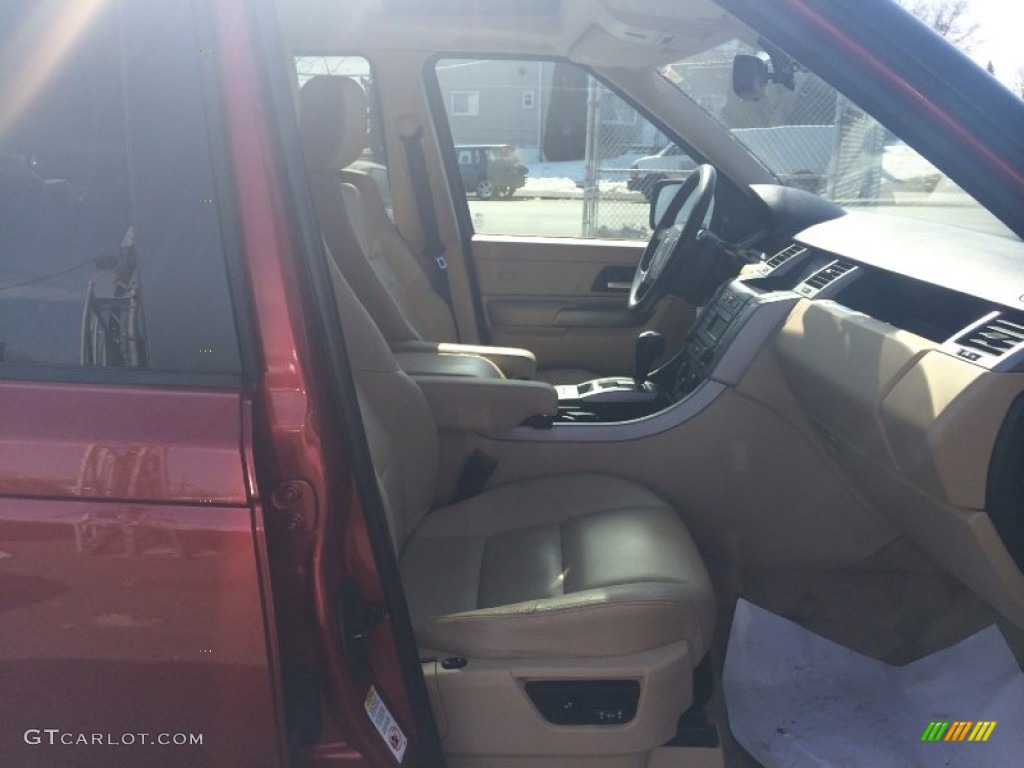 2008 Range Rover Sport HSE - Rimini Red Metallic / Almond photo #21