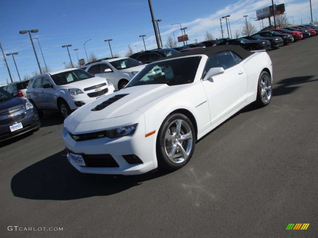 2014 Camaro SS Convertible - Summit White / Black photo #2