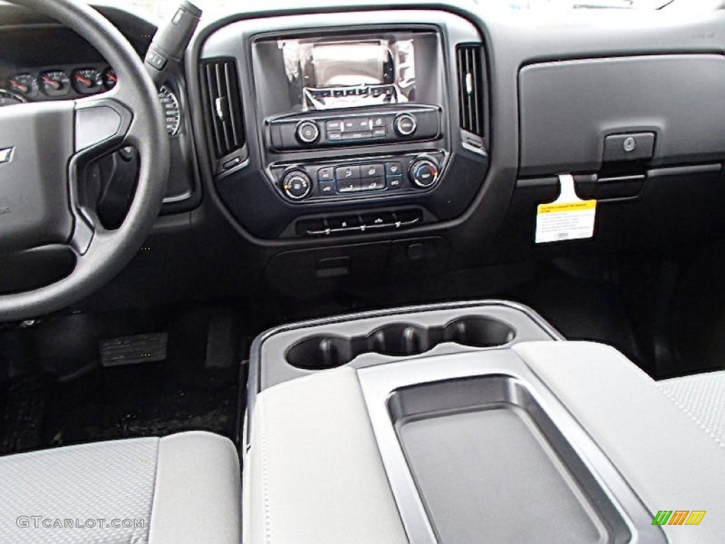 2014 Silverado 1500 WT Double Cab 4x4 - Summit White / Jet Black/Dark Ash photo #4