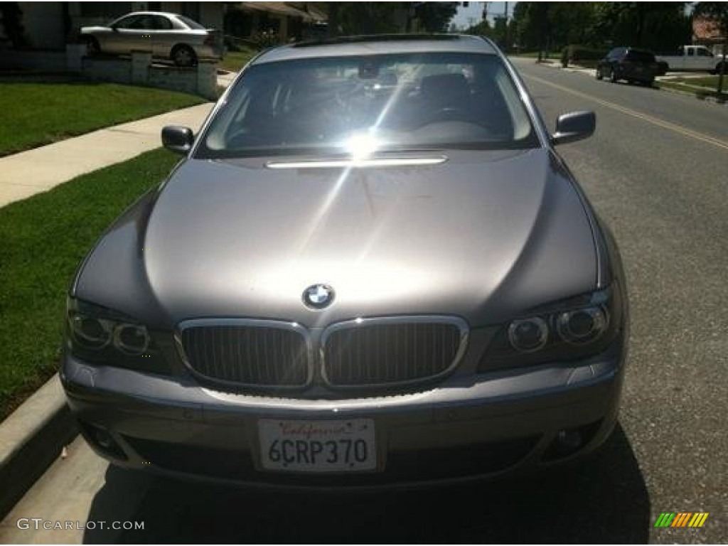 2008 7 Series 750Li Sedan - Moonstone Metallic / Flannel Grey photo #2