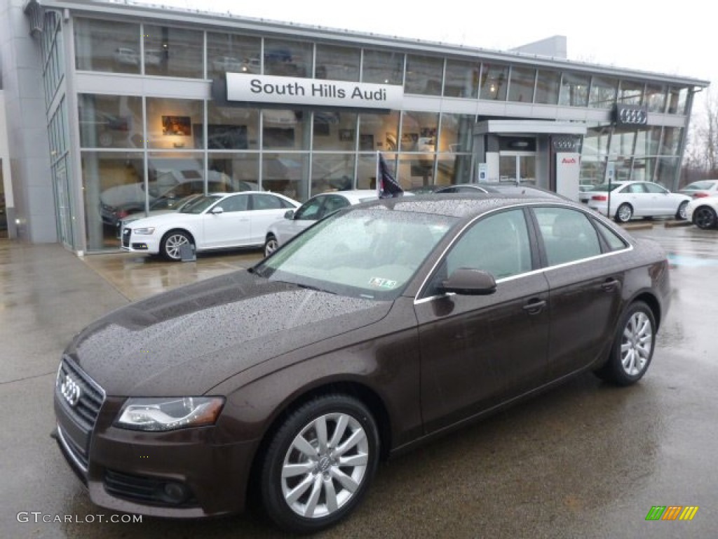 2011 A4 2.0T quattro Sedan - Teak Brown Metallic / Cardamom Beige photo #1