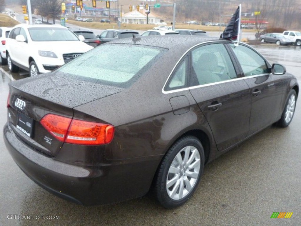 2011 A4 2.0T quattro Sedan - Teak Brown Metallic / Cardamom Beige photo #5