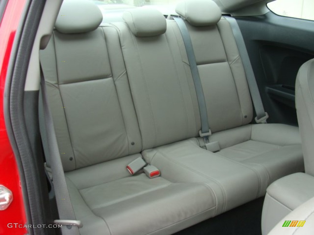 2012 Civic EX-L Coupe - Rallye Red / Stone photo #13