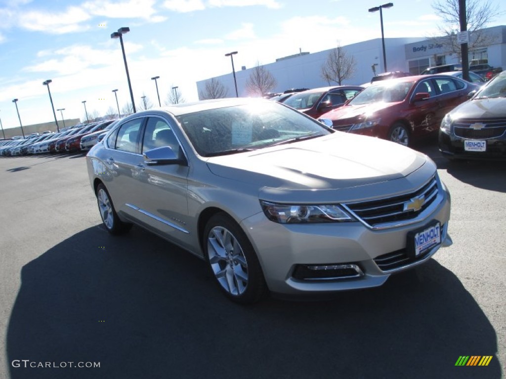 2014 Impala LTZ - Champagne Silver Metallic / Jet Black/Dark Titanium photo #1