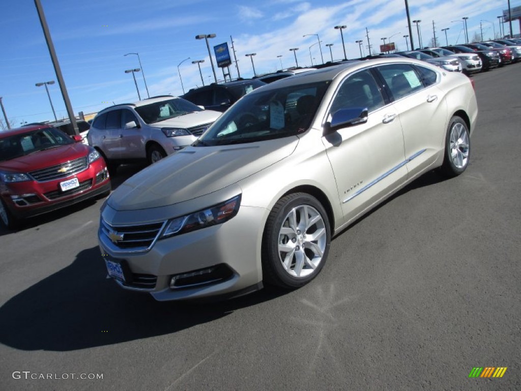 2014 Impala LTZ - Champagne Silver Metallic / Jet Black/Dark Titanium photo #2