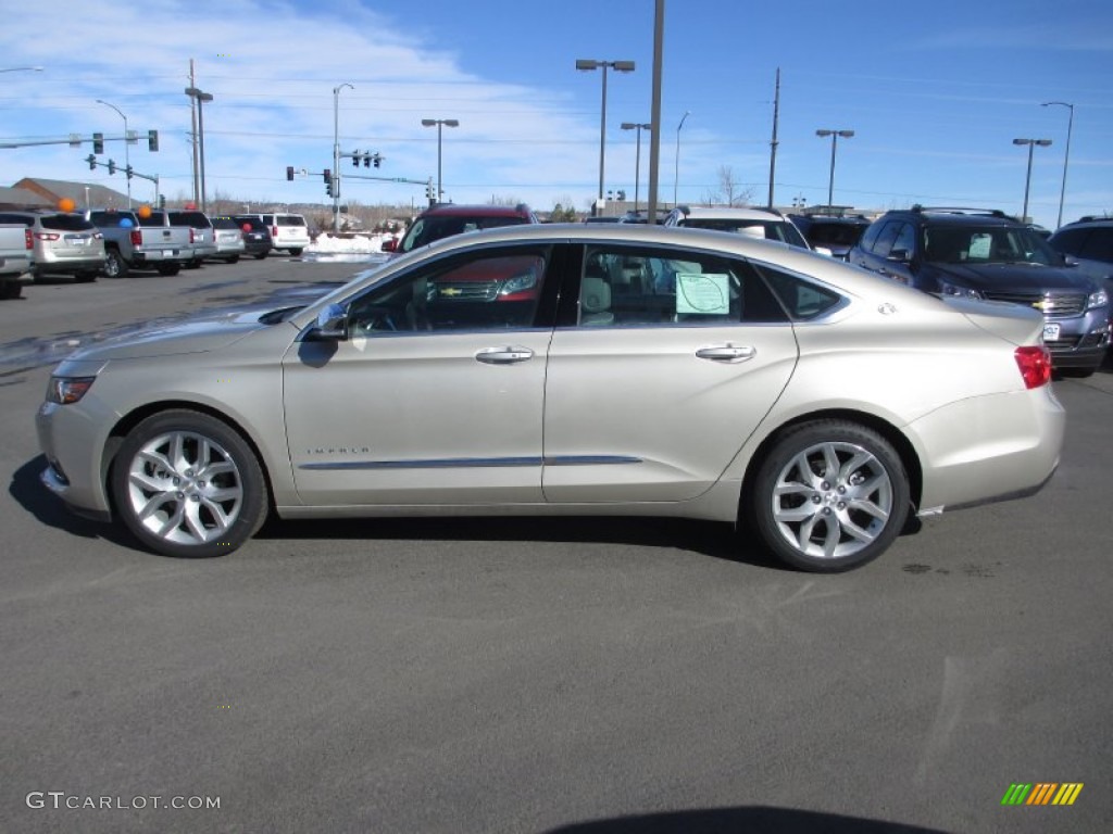 2014 Impala LTZ - Champagne Silver Metallic / Jet Black/Dark Titanium photo #3