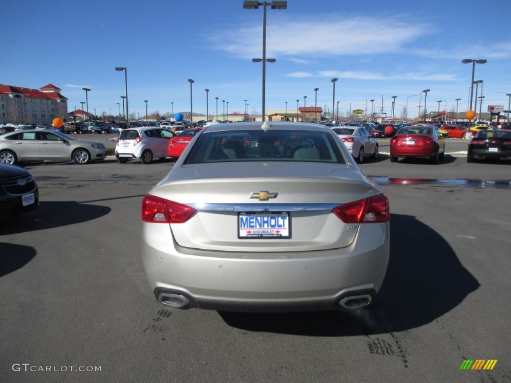 2014 Impala LTZ - Champagne Silver Metallic / Jet Black/Dark Titanium photo #5