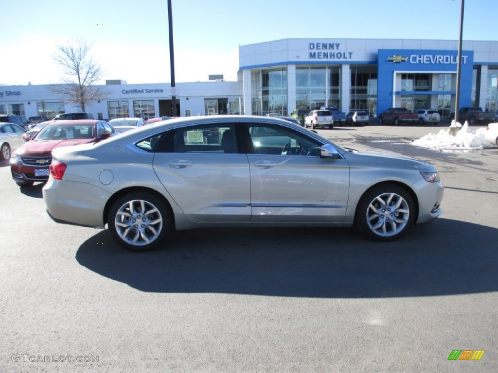 2014 Impala LTZ - Champagne Silver Metallic / Jet Black/Dark Titanium photo #7