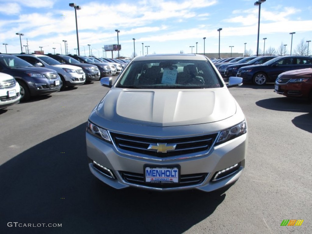 2014 Impala LTZ - Champagne Silver Metallic / Jet Black/Dark Titanium photo #8