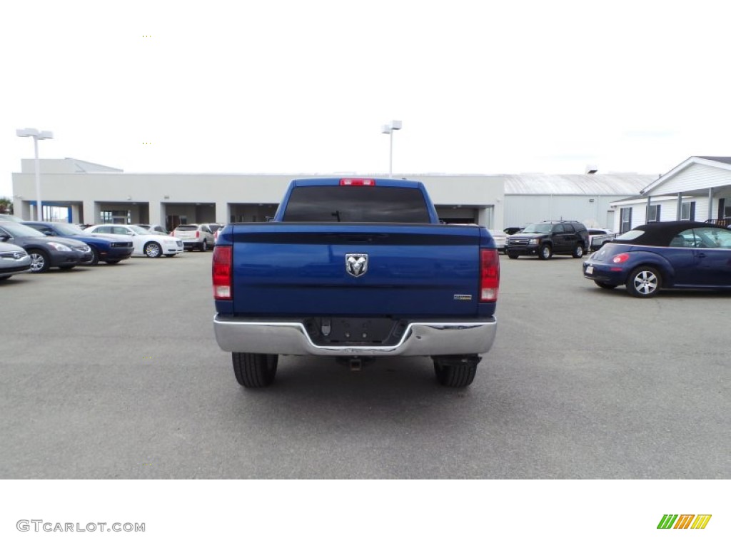 2010 Ram 1500 TRX Quad Cab - Deep Water Blue Pearl / Light Pebble Beige/Bark Brown photo #4