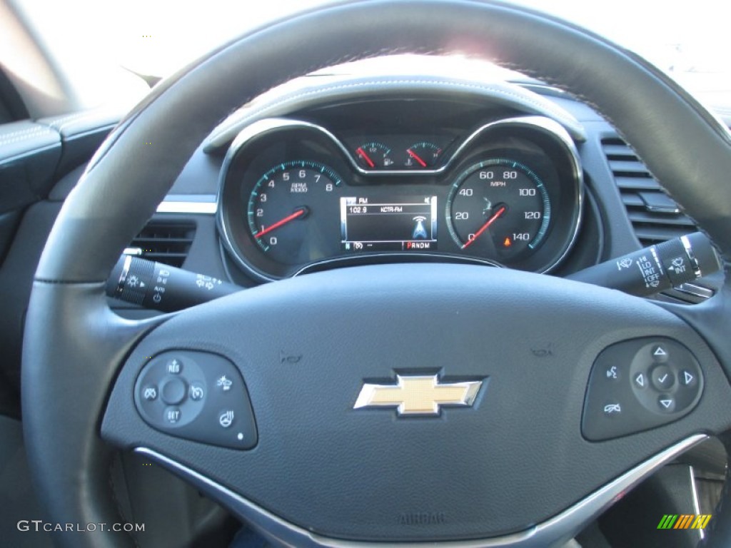 2014 Impala LTZ - Champagne Silver Metallic / Jet Black/Dark Titanium photo #14