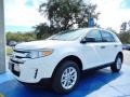 2014 Oxford White Ford Edge SE  photo #1