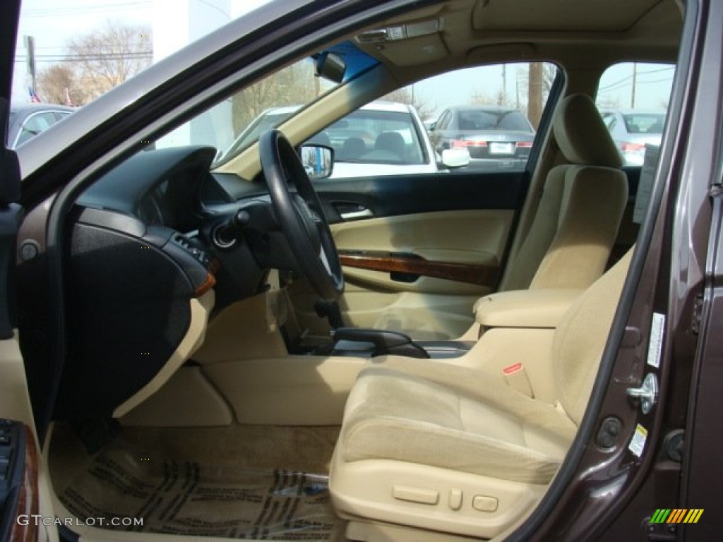 2011 Accord EX Sedan - Dark Amber Metallic / Ivory photo #8