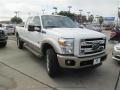 White Platinum Tri-Coat - F350 Super Duty King Ranch Crew Cab 4x4 Photo No. 5
