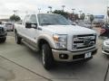 2014 White Platinum Tri-Coat Ford F350 Super Duty King Ranch Crew Cab 4x4  photo #5