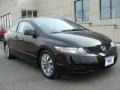 2010 Crystal Black Pearl Honda Civic EX Coupe  photo #1