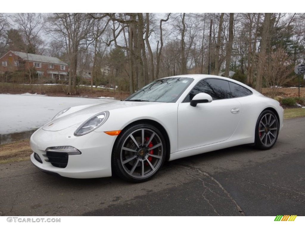 2012 911 Carrera S Coupe - Carrara White / Carrera Red Natural Leather photo #1